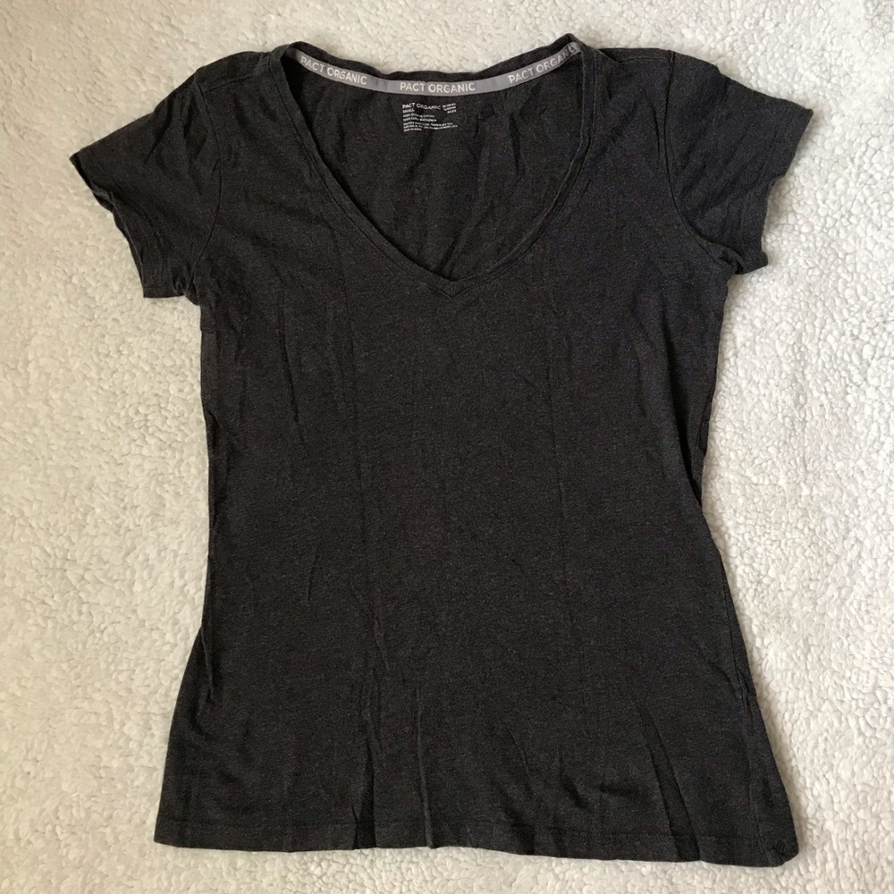 Pact Organics Heather Grey Tee